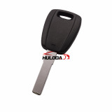 For Fiat transponder key blank with SIP22 blade（can put TPX long chip)  black color