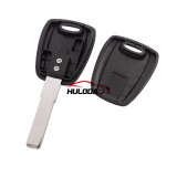 For Fiat transponder key blank with SIP22 blade（can put TPX long chip)  black color