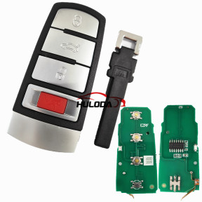 For VW Magotan keyless 3+1 button remote key with ID48 chip-315mhz FCCID:NBG009066T   IC:2694A-009066T     2006-2013 Volkswagen Passat                      2009-2015 Volkswagen CC  smart key