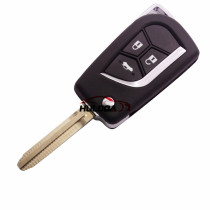 For Toyota modified 3 button key shell with  TOY 43 blade