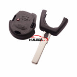 For VW 2 button remote key blank without logo   for GOL car