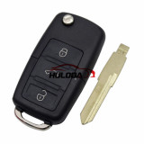 For VW Jetta 3 button remote key with 315mhz without chip