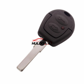 For VW 2 button remote key blank without logo   for GOL car