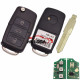 For VW Jetta 3 button remote key with 315mhz without chip