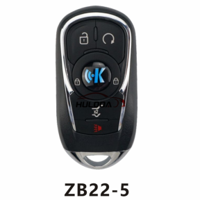 For Buick style ZB22 5 button  smart remote key For  KD-X2 generate new keys ,For produce any model  remote