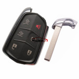 For Cadillac 5+1 button remote key cover with emergency  blade