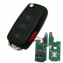 For Audi A3 3+1 button remote key with 434mhz  use in model 4E0837220, 4E0837220C, 4E0837220H