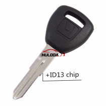For Honda  Acura Transponder Key - HD103 Style the Logo looks like  H  with ID13 chip