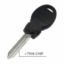 For Chrysler transponder key  with 7936 chip