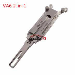 Lishi VA6 lock pick and decoder  together  2 in 1 used for Renault