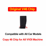 V46 Copiable 46 Chip, Original V46 Cemamic Car Key Chip Work for All Car Models Support VVDI Full Series of Machines