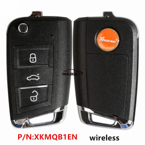 Xhorse MQB Style Remote Key XKMQB1EN 3 Buttons work with MINI Key Tool/VVDI2/Key Tool
