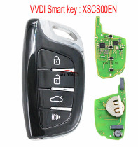 Xhorse XSCS00EN VVDI Universal 4 button Smart Key keyless with Proximity Function