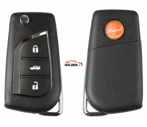 XHORSE XNTO00EN For Toyota Style 3 button Wireless Universal Remote Key