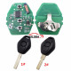 For BMW 5 Series CAS2 systerm 3 button remote key with 2 track blade and 4 track blade you can choose  315-LPmhz PCF7945chips