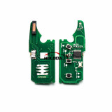 For Audi A8 3+1 button flip Remote key with 433Mhz