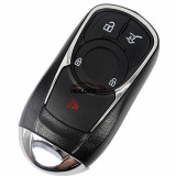 For Buick 3+1 button keyless remote key blank