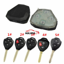 For Toyota 4 button remote key with 315MHz 4D67 chip,used for Camry Avalon for Corolla Matrix RAV4 Venza Yaris