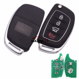 For Hyundai 3+1 button remote key with 433Mhz