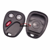 Buick 2+1 button remote key blank Without Battery Place