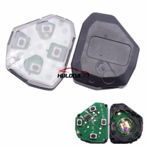 For Toyota 3+1 button remote key with 314.4Mhz FCCID:HYQ12BBY