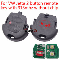 For VW Jetta 2 button remote key with 315mhz