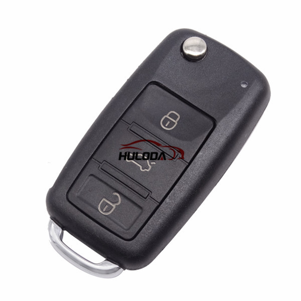 For Audi 3 button A8 Remote key blank with panic button