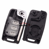 For Ssangyong 3 button flip remote key shell