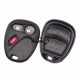For GMC 2+1 button remote key blank Without Battery Place