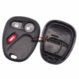 For GMC 2+1 button remote key blank With Battery Place