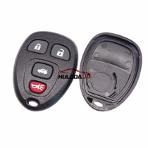 For GMC 4 button remote key blank With Battery Place