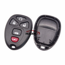 For GMC 4+1 button remote key blank Without Battery Place