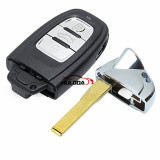 For Audi A4 A6L folding remote key shell modified  Lamborghin smart remote key shell