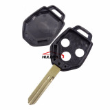 For Subaru 3 button remote key blank with NSN14 Blade
