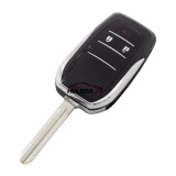 For Toyota 2+1 Buttons remote key for Corolla RAV4  Modified Flip Folding Remote Blank Key Shell with TOY43  key blade New Arrival 2019