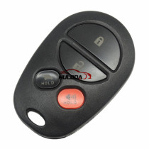 For Toyota 4 button remote key blank