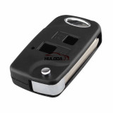 For Toyota 2 button modified folding remote key blank with Toy47 Blade
