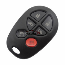 For Toyota 6 button remote key shell