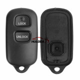 For Toyota 2+1 button key blank (the panic button is square)