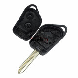 For Citroen Elysee 2 Button Remote Key Blank (No logo)
