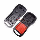 For Nissan 3 button remote key shell with rubber pad