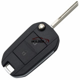 For Citroen 2 button key blank with HU83 Blade (407 key blade) with logo