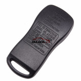 For Nissan 4 button remote key shell with rubber pad