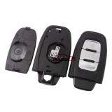 For Audi A4 A6L folding remote key shell modified smart remote key shell