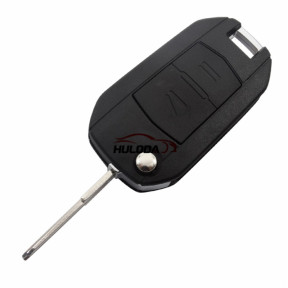 For Opel 2 button modified  flip remote key blank with left blade
