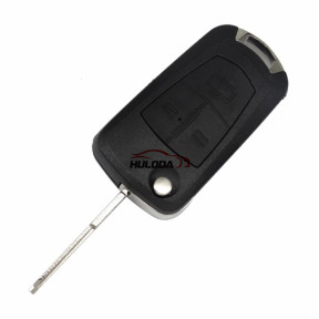 For Opel 3 button flip remote key blank with right blade