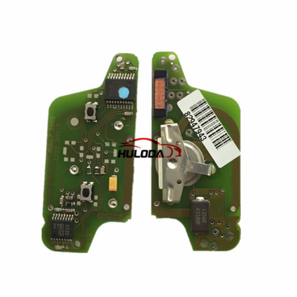 Original For  Citroen ASK 2 button flip remote control with 433Mhz PCF7941 Chip for 307&407 Blade ASK Model
