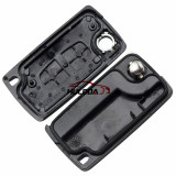 For Peugeot original 2 Button Flip Remote Key  433mhz (battery on PCB) FSK model  with 46 chip with VA2 and HU83 blade , please choose the key shell
