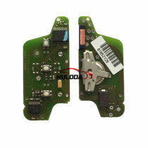 Original For Peugeot FSK 3 button flip remote control with 433Mhz PCF7941 Chip for 307&407 Blade FSK Model