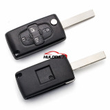 For  Citroen  original 4 Button Flip  Remote Key with 433mhz  (Before 2011 year) (battery on PCB) with ASK model  with 46 chip PCF7941chip with VA2 and HU83 blade , please choose the key shell